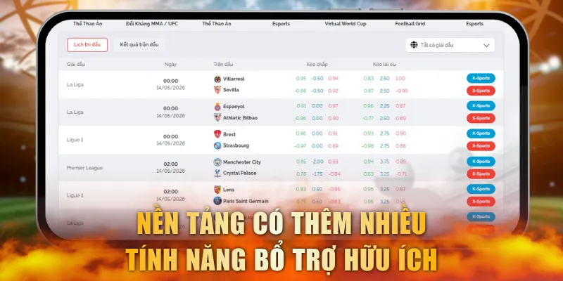Nền tảng có thêm nhiều tính năng bổ trợ hữu ích